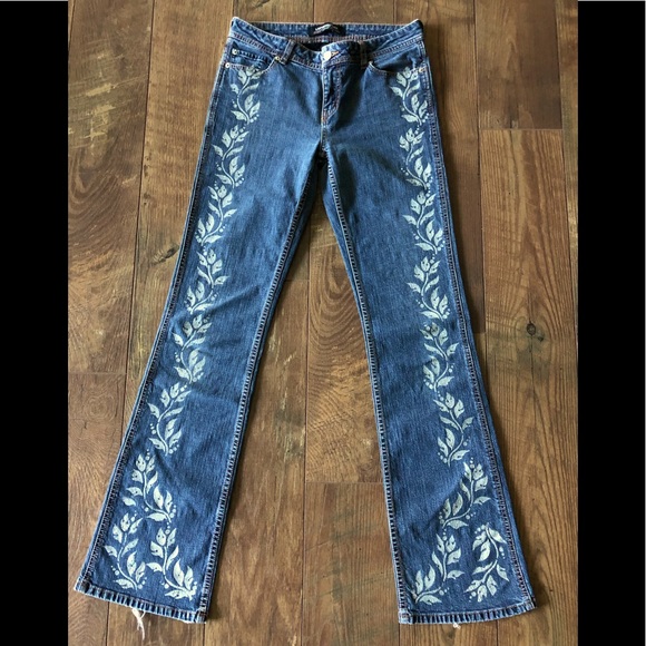 Victoria’s Secret VTG 90's mid rise booty lift panel boot cut jean Size 6/32.5 - Picture 12 of 12